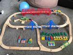 WOODEN TRAIN SET