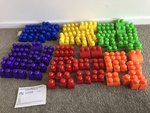 MEGA BLOKS - MULTI COLOUR SET