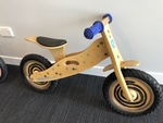 MOCKA BALANCE BIKE - Black Seat Blue Handles 