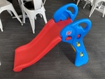 STEP UP RED BLUE PLASTIC FOLDING SLIDE