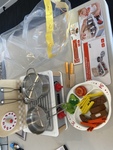 HAPE WOODEN 2-IN-1 KITCHEN AND GRILL & MEAL SET