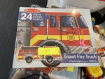 GIANT FIRE TRUCK FLOOR PUZZLE