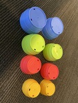 PLAYSKOOL COLOURED BARRELS