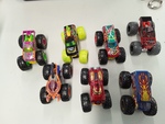 HOT WHEELS MONSTER TRUCKS SET 2