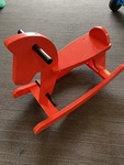 RED MOCKA ROCKING HORSE