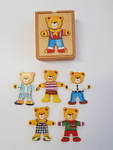 DRESS UP BEAR WOODEN PUZZLE