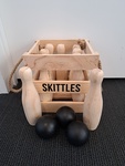 WOODEN SKITTLES GAME