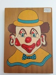CLOWN FACE PEG PUZZLE