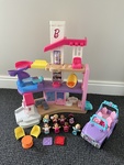 LITTLE PEOPLE BARBIE DREAM HOUSE & BEACH CRUISER