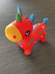 E278: RED UNICORN JUMPY PAL