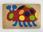 B12: WOODEN LADYBUG PUZZLE