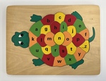 B27: WOODEN ALPHABET TURTLE PUZZLE