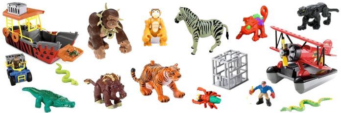 1017: Imaginext Safari Boat and Plane