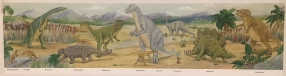 2097: Dinosaur Floor Puzzle