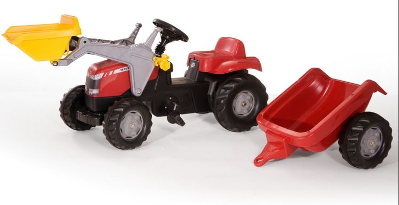 2078: Red Tractor and Trailer