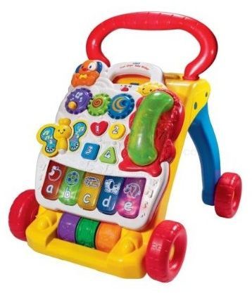 B05: Vtech Yellow First Steps Baby Walker