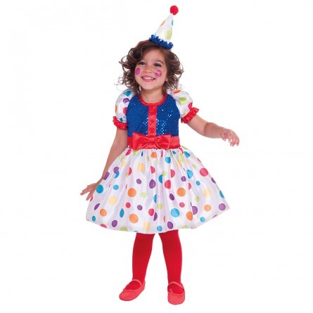 R37: Girls Dotti Clown Costume