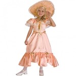 Peach Southern Belle Kids Costume