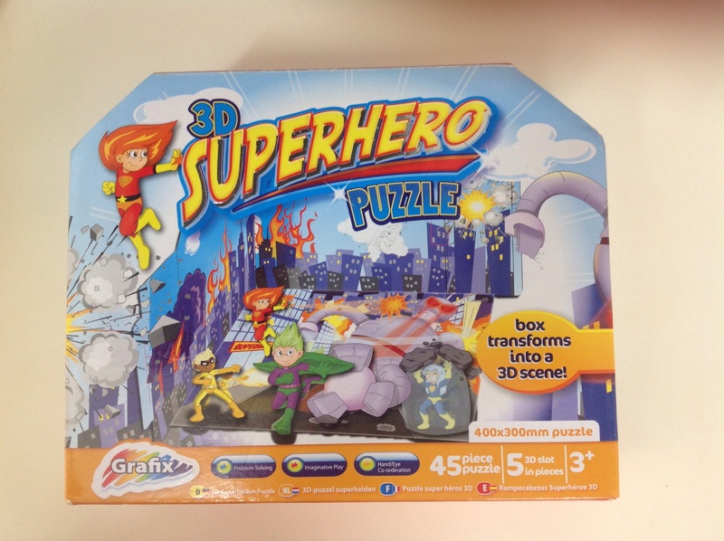 PZ19: 3D superhero puzzle 45 piece