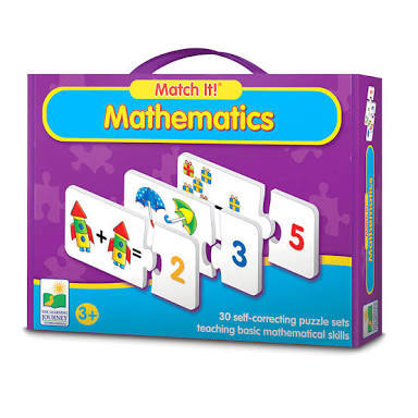 E34: Match it mathematics puzzle set