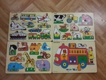 PZ21: Knob Puzzles Assorted x4