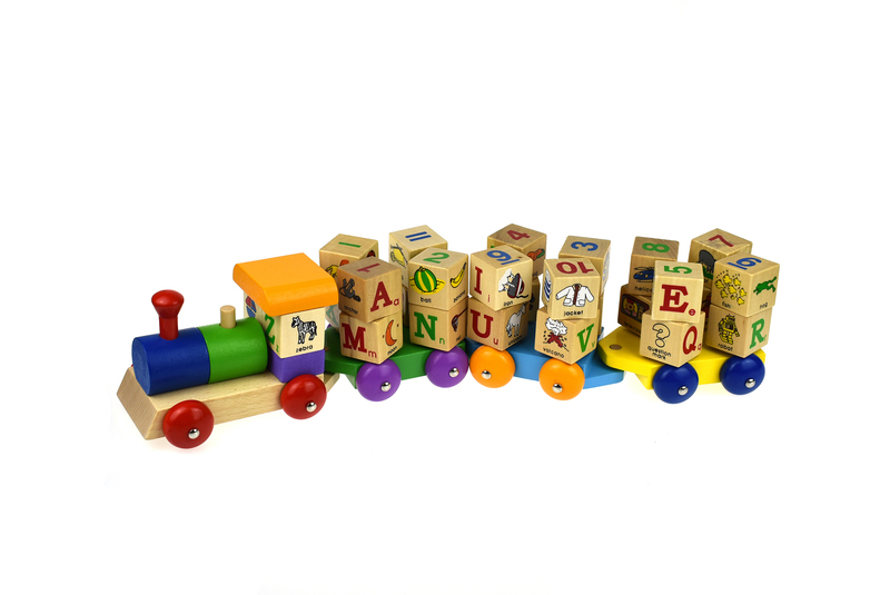 E42: Kaper Kidz Spinning ABC Block Train