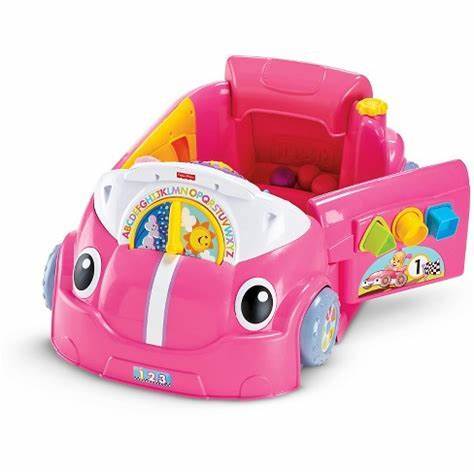 B10: Pink Laugh & Learn Car