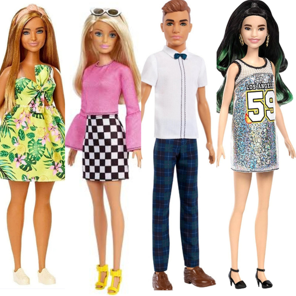F59: Barbie Fashionistas - box 1
