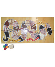 G63: Aboriginal Serpents and Ladders Puzzle Game