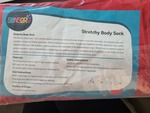 OT011: Lycra Stretchy Body Sock Small / Red