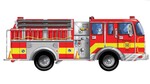 Giant Fire Truck Floor Puzzle