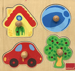 Car, House, Ball & Tree Puzzle
