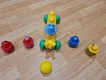 Lego Caterpillar and Stacking Blocks