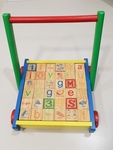Coloured Wooden Trolley