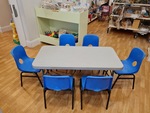 Party Pack Kids Table and Chairs - Blue