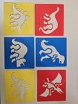 Dinosaur Stencil Set