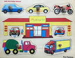 Wooden Puzzle Vehicles