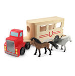 Horse Trailer with horses