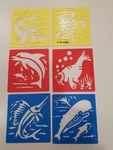 Ocean Creature Stencils