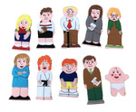 Felt Finger Puppet People