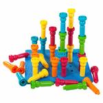 Construction Pegs and Shapes