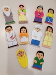 Multicultural Finger Puppets