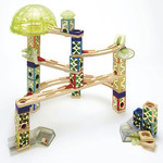 Quadrilla Space City Marble Run PLUS MARBLES