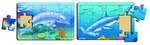 Shark & Dolphin Puzzle Set