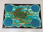 Aboriginal Frog Floor Puzzle