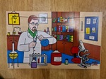 Professions Puzzles - Scientist