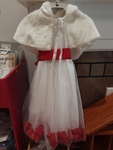 Red and White Little Bo Peep Dress