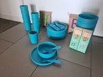 Sustainable Party Tableware Blue