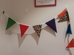 Colorful Fabric Bunting 1