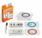 Write & Wipe Time Flash Cards with Marker